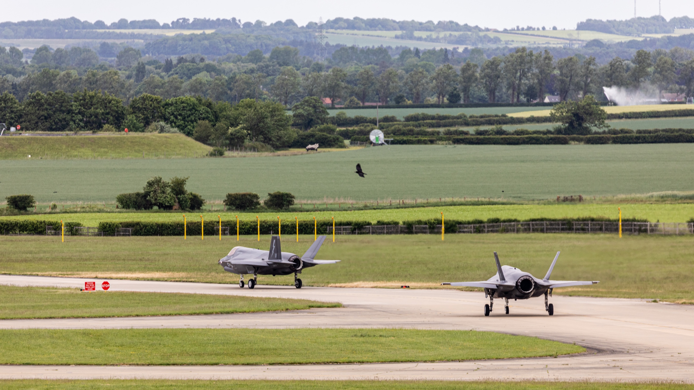 Two Typhoons on the runway.